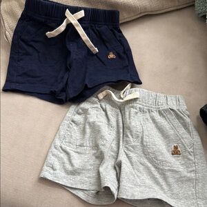 GAP Blue and Gray Casual Shorts Relaxed Fit